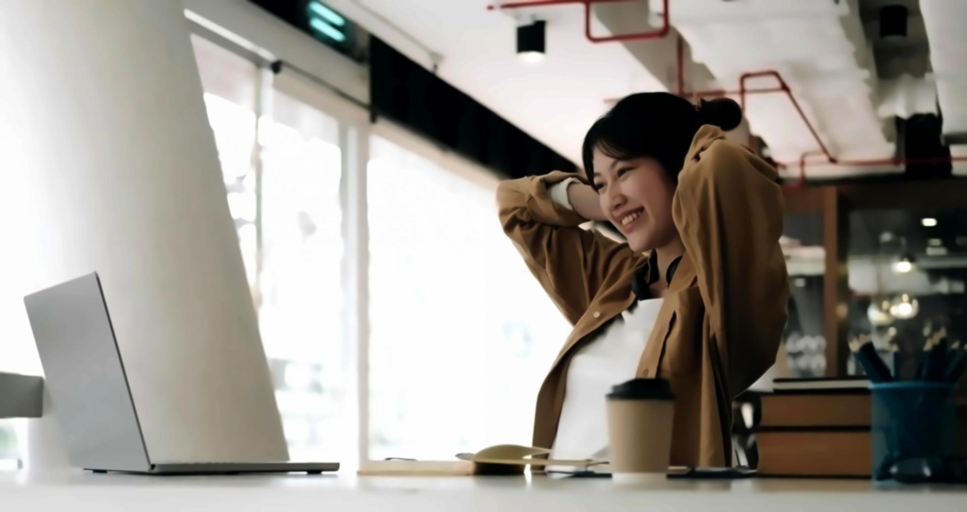 Modern financial services office showcasing collaborative work environment